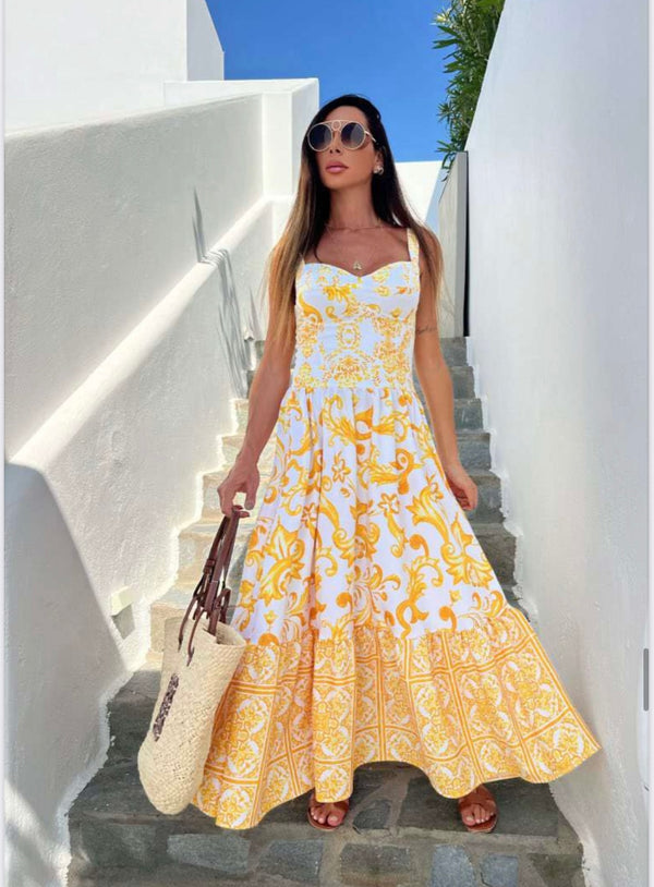 Vestido Giallo Amarelo