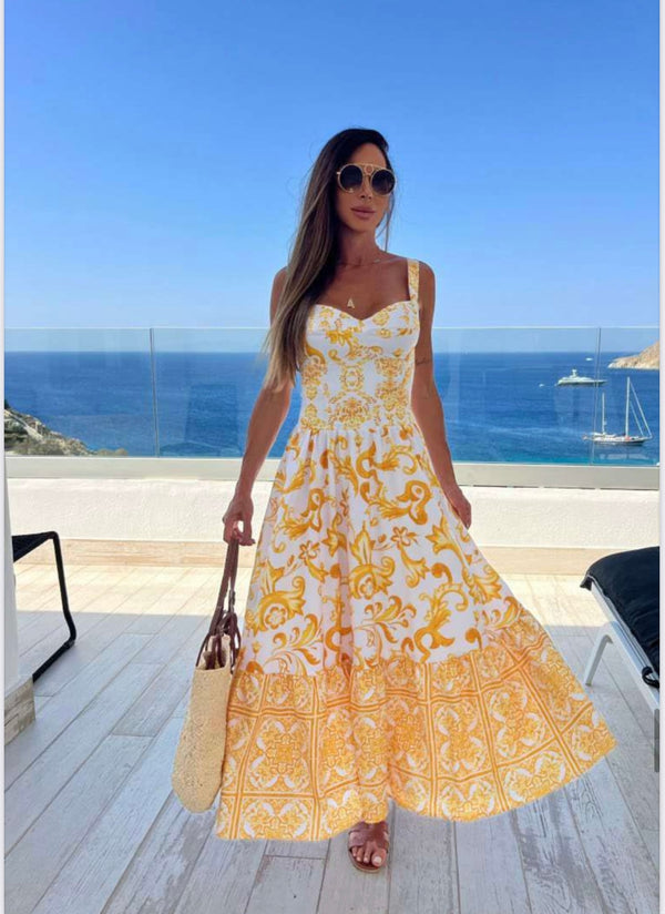 Vestido Giallo Amarelo