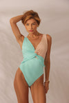 Maiô Bicolor Aruba com Nude