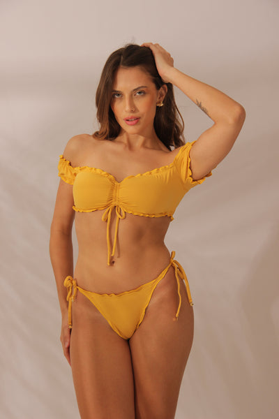 Biquíni Ciganinha amarelo
