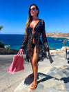Bata Kimono Caraíva Preto