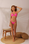 Biquíni Trançado Rosa